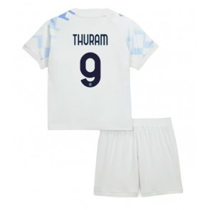 Lacne Dětský Futbalové dres Inter Milan Marcus Thuram #9 2025-26 Krátky Rukáv - Preč (+ trenírky)